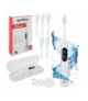 Szczoteczka soniczna do zębów, elektryczna, indukcyjne ładowanie + 6 końcówek, w etui, 90tyś r/min, Smart Timer, cicha praca 65dB, akumulator 1200mAh, biała, X800 Soulima 26850 18805
