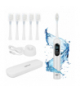 Szczoteczka soniczna do zębów, elektryczna, indukcyjne ładowanie + 6 końcówek, w etui, 90tyś r/min, Smart Timer, cicha praca 65dB, akumulator 1200mAh, biała, X800 Soulima 26850 18805