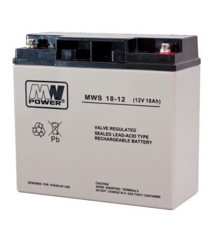 AKUMULATOR MW POWER AGM 12V / 18Ah