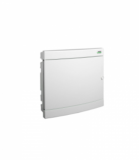 Rozdzielnica podtynkowa z białymi drzwiczkami, 2 rzędy, 2x18 modułów PNF 2x18W, IP40, NOARK 101521