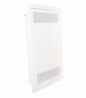 Rozdzielnica multimedialna, podtynkowa z białymi, metalowymi drzwiczkami, 3 rzędy, 36 modułów PMF-MM 36 NOARK 107266