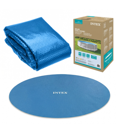 Pokrywa solarna do basenu o średnicy 305cm, mata bąbelkowa, 290cm, 110g/m2, INTEX 28011 18938