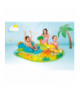 Wodny plac zabaw dla dzieci, Mały Dino, dmuchana zjeżdżalnia z miękką matą do lądowania i zraszaczem, 191x152x58cm, INTEX 57166NP 18941