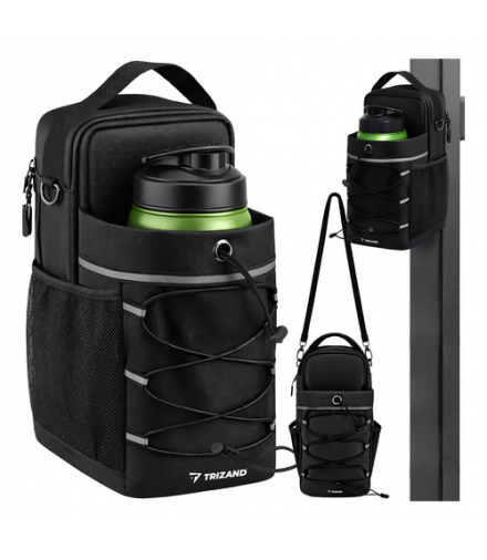 Torba sportowa magnetyczna 4.5L. na siłownię, organizer na bidon i telefon, Trizand 18936
