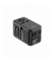 Uniwersalny adapter podróżny, sieciowy (EU, UK, US, AU), szybkie ładowanie 2xUSB-A + 2xUSB-C, PD65W+QC KEL W-00532