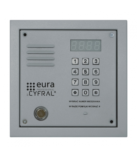 PANEL CYFROWY CYFRAL PC-2000DE srebrny z Dallas i elektroniką