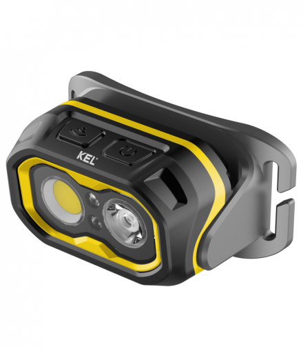 Latarka czołowa z czujnikiem ruchu, 800lm, 700mAh, USB-C, IPX6, IK07, Sensor, LC-4A/SR, KEL Light W-00321