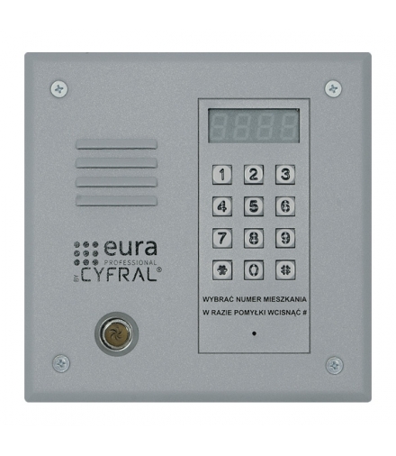 PANEL CYFROWY CYFRAL PC-1000DE srebrny z Dallas i elektroniką