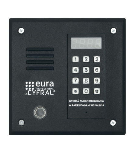 PANEL CYFROWY CYFRAL PC-1000DE czarny z Dallas i elektroniką