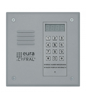 PANEL CYFROWY CYFRAL PC-1000 srebrny