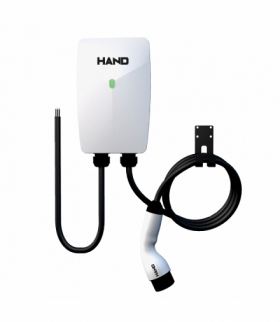 Ładowarka Samochodowa Ścienna TYPE 2, 22kW, 380V, 32A, IP55, dł przewodu 4.5mb, EV/S/22KW/380V/32A/4,5M, HAND EV W-08660