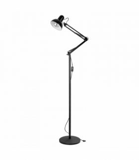 LUWES II, lampa podłogowa, E27, max. 18W, 182 cm, czarna Orno LS-7/B