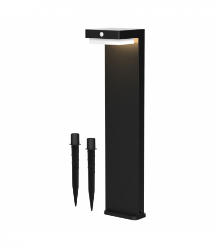 WILLOW LED Słupek solarny z czujnikiem ruchu, 4,5 W, 400 lm, IP44, 4000 K, 2000 mAh Orno SL/R-5/B