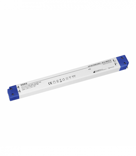 Zasilacz LED IP20, meblowy, slim, 24V, 75W, plastikowa obudowa Orno OR-ZL-1680/24/75