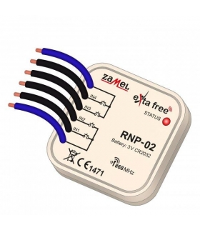 RADIOWY NADAJNIK DOPUSZKOWY 4-KANAŁOWY RNP-02