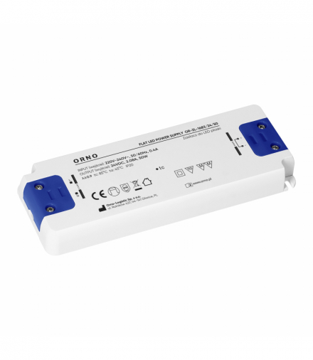 Zasilacz LED płaski, 24V, 50W, IP20 Orno OR-ZL-1683/24/50