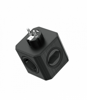 Rozgałeźniki 2p+Z oraz 3x3p, 3xUSB-A Schuko, R-41S/USBA czarny, KEL W-00358