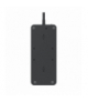Listwa przepięciowa, 6 gniazd 2p+Z z gniazdami 3xUSB-A, 1xUSB-C, 2m, SCHUKO, Ps-670S/1,5/P+USBA+USBC/2,0m czarny, KEL W-00354