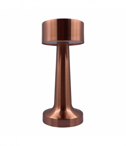 Lampka dekoracyjna 2.5W, 30Lm, 3 barwy światła z funkcją przyciemniania, miedziana, LD-2 /2,5W/30LM MIEDZIANA, HAND Light W-00845