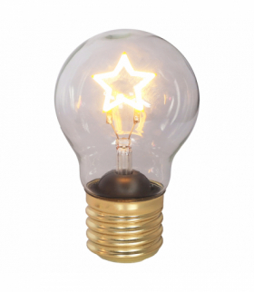 Dekoracja świetlna , żarówka LED na baterie –, gwiazda, lumen 2700-3000K, DS-6/GWIAZDA LED, HAND Light W-00058