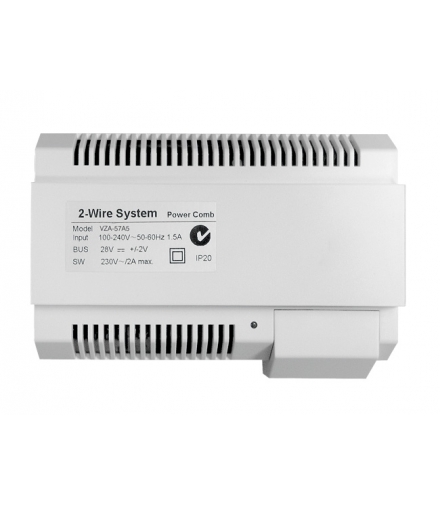 ZASILACZ 24V 2000mA 48W, 2A DIN EURA VZA-57A5 2EASY zintegrowany