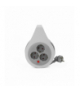 Przedłużacz zwijany 10m 3×1.5mm2, 16A, 3 gniazda z zabezpieczeniem termicznym, Schuko, PZ-ECO-3S/10/3X1,5/H05VV-F, PLASTROL W-72019