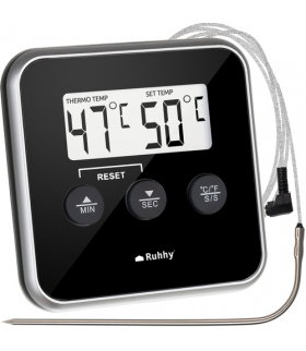 Termometr kuchenny z sondą, -20 - +250 st.C, 1xAAA, Ruhhy 18951