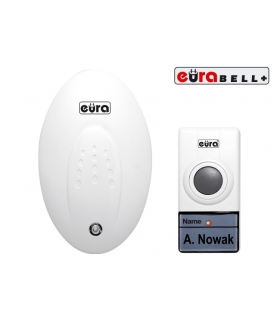 DZWONEK BEZPRZEWODOWY EURA WDP-24A3 ELLIPSIS możliwość rozbudowy zasilanie bateryjne