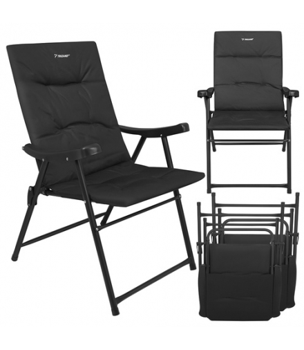 Krzesła turystyczne, składane, 2szt. 91x70x59cm z podłokietnikami, Trizand 19015