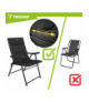 Krzesło turystyczne, składane, 1szt. 91x70x59cm, z podłokietnikami, Trizand 18988