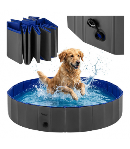 Basen dla psa, zwierząt, kojec składany, ogrodowy, duży do kąpieli 160x30cm, potężny 600L, Purlov 19003