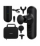 Pistolet do masażu mini 2x2500mAh, 5 trybów, 4 końcówki, etui, USB-C, do 4,5 godziny pracy, Isomedix 27311 18991