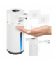 Dozownik mydła w piance, automatyczny, bezdotykowy 420ml, z wyświetlaczem LED, USB-C, akumulator 1200mAh, do 5000 dozowań po naładowaniu, biały Ruhhy 19005