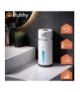 Dozownik mydła w piance, automatyczny, bezdotykowy 420ml, z wyświetlaczem LED, USB-C, akumulator 1200mAh, do 5000 dozowań po naładowaniu, biały Ruhhy 19005