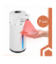 Dozownik mydła w piance, automatyczny, bezdotykowy 420ml, z wyświetlaczem LED, USB-C, akumulator 1200mAh, do 5000 dozowań po naładowaniu, biały Ruhhy 19005