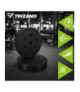 Obciążenie 5kg do hantli i sztangi, zestaw 4szt. talerze bitumiczne, otwór 26mm do gryfów 25mm, Trizand 19006