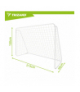 Bramka do piłki nożnej, metalowa, treningowa dla dzieci, 213x150x90cm, bramka piłkarska, Trizand 19016