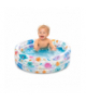 Basen dmuchany dla malucha, brodzik dla dzieci 1 do 3 lat, 61x22cm, 28L, morskie zwierzęta, Intex 57106NP 18970