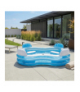 Basen dmuchany ogrodowy, 4 siedzenia i oparcia, 229x229x66cm, 882L, Intex 56475NP 18973