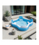 Basen dmuchany ogrodowy, 4 siedzenia i oparcia, 229x229x66cm, 882L, Intex 56475NP 18973