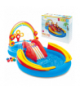 Wodny plac zabaw, dmuchana tęcza, 297x193x135cm, zjeżdżalnia fontanna ringi piłeczki Intex 57453NP 18968
