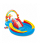 Wodny plac zabaw, dmuchana tęcza, 297x193x135cm, zjeżdżalnia fontanna ringi piłeczki Intex 57453NP 18968