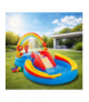 Wodny plac zabaw, dmuchana tęcza, 297x193x135cm, zjeżdżalnia fontanna ringi piłeczki Intex 57453NP 18968