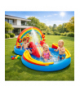 Wodny plac zabaw, dmuchana tęcza, 297x193x135cm, zjeżdżalnia fontanna ringi piłeczki Intex 57453NP 18968