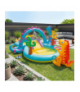 Wodny plac zabaw Dinoland, 302x229x112cm, zjeżdżalnia fontanna 6 piłeczek Intex 57135NP 18967