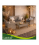 Meble ogrodowe technorattanowe, zestaw mebli rattanowych do ogrodowu i na taras, rattan, stolik, sofa, beżowy Gardlov 26909 18829