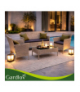 Meble ogrodowe technorattanowe, zestaw mebli rattanowych do ogrodowu i na taras, rattan, stolik, sofa, beżowy Gardlov 26909 18829