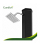 Solarny prysznic 40L, ogrodowy, 60°C, regulacja, LED, 360°, kran + akcesoria, Gardlov 19004