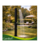 Solarny prysznic 40L, ogrodowy, 60°C, regulacja, LED, 360°, kran + akcesoria, Gardlov 19004