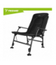 Krzesło wędkarskie fotel regulowany, składany z podłokietnikami i oparciem, czarny, Trizand 19022